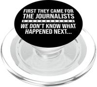 Freedom of Speech Free Press First They Came for Journalists PopSockets PopGrip pour MagSafe
