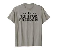 Freedom Sign Fight for Freedom White Shirt That Says Freedom T-Shirt
