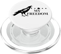 Freedom Sign That Says Freedom Fuck Fascism Resist No Kings PopSockets PopGrip pour MagSafe