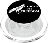 Freedom Sign That Says Freedom Fuck Fascism Resist Protest PopSockets PopGrip pour MagSafe