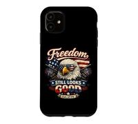 Freedom Still Looks Eagle Patriotic Est 1776 Juillet 4 Coque pour iPhone 11