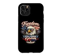 Freedom Still Looks Eagle Patriotic Est 1776 Juillet 4 Coque pour iPhone 11 Pro