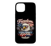 Freedom Still Looks Eagle Patriotic Est 1776 Juillet 4 Coque pour iPhone 15 Plus