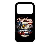 Freedom Still Looks Eagle Patriotic Est 1776 Juillet 4 Coque pour iPhone 17 Pro