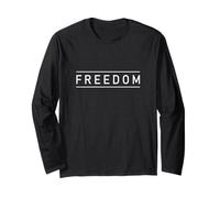 Freedom T-Shirt Style Patriotique Freedom Shirt Freedom Manche Longue