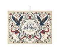 Freedom & Unity Tapis de séchage à vaisselle pour comptoir de cuisine, tapis de séchage absorbant à motif floral vintage en microfibre pour décoration de comptoir, 45,7 x 61 cm