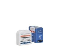 Freedompro interrupteur Wi-Fi intelligent pour 2 lampes et éclairage. Module relais MINI pour maison connectée compatible avec Matter, Apple HomeKit, Alexa, Google, 12 V 14 A, Boîte encastrée