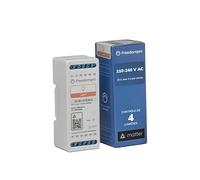 Freedompro interrupteur Wi-Fi intelligent pour 4 lampes et éclairage. Module relais DIN pour maison connectée compatible avec Matter, Apple HomeKit, Alexa, Google, 110-240 V 5 A, Boîte de jonction