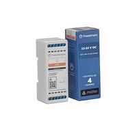 Freedompro interrupteur Wi-Fi intelligent pour 4 lampes et éclairage. Module relais DIN pour maison connectée compatible avec Matter, Apple HomeKit, Alexa, Google, 12-24 V 5 A, Boîte de jonction
