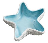 Freefire Grand bol en forme de coquillage - 20 x 20 x 3,5 cm - Plateau décoratif en céramique - Pour bijoux - Pour clés - Assiette plate - Assiette à dessert - Couloir - Porte-clés