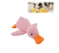 Freefire Jouet pour Chien Duck, Le Jouet pour Chien Canard Apaisant, Le Doux Chien Calmant Duc, Jouets À Mâcher pour Chien en Peluche Jaune pour Chiens Chiot D'Intérieur (Couleur Rose)