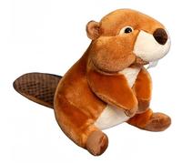 Freefire Peluche Castor, Animal en Peluche Imitation Dessin Animé Doux Et Câlin for Enfants Filles Anniversaire Noël