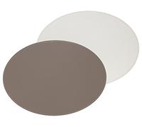 Freeform FFPMO1417 Set de Table en Cuir, Simili, Beige, 45 x 34 cm