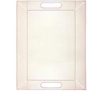 FreeForm Plateau Bicolore réversible M-Bleu Marine/Beige, Plastique, 28 x 28 x 18 cm