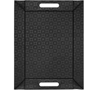 FreeForm Plateau Réversible avec Cercles, Noir, 55 x 41 cm