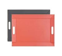 Freeform - Plateau Set DE Table Bicolore 55 X 41 CM Corail - Ardoise - FREEFORM