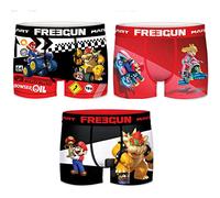 Freegun 179157 Lot de 3 boxers imprimés surprise de la collection Mario Kart pour homme