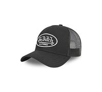 Von Dutch Casquette Homme & Femme Ajustable, Casquette Trucker, Durable, Toutes les Saisons et Doux, Noir, Blanc, Taille TU