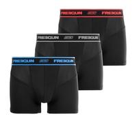 Freegun Boxer homme AKTIV – Durable, agréable et sans déformation – Lot de 3 Noir L