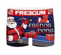 FREEGUN Boxer Enfant Collection de Noël (10/12 Ans, Eggnog Pong)