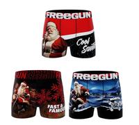 FREEGUN Boxer Enfant Collection de Noël (12-14 ans, Pack A88)