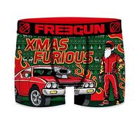 FREEGUN Boxer Enfant Collection de Noël (14/16 Ans, Xmas Furious)