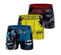 FREEGUN Boxer Enfant DC Comics, Caleçon Garçon Batman, Confortable & Ultra-Doux (Lot de 3), Bleu Taille 14 ans/16 Ans