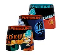 FREEGUN Boxer Enfant Dragon Ball Super, Caleçon Garçon, Goku, Respirant et Ultra-Doux (Lot de 3) 12 ans/14 Ans