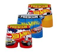 Lot de 3 boxers hot wheels rouge/jaune/bleu/blanc 14/16A