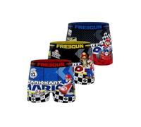 FREEGUN Boxer Enfant Mario Kart, Caleçon Garçon Mario, Doux et Confortable (Lot de 3) 12 ans/14 Ans