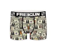 FREEGUN Boxer Enfant Sport, Calecon Garçon, Best of Anniversary Dollars, Multi-Sport et Maintien Anti-Glisse, Vert Taille 6 Ans/8 Ans