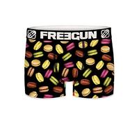 FREEGUN Boxer Enfant Sport, Calecon Garçon, Best of Anniversary Macaron, Respirant et Maintien Anti-Glisse, Jaune Taille 6 Ans/8 Ans