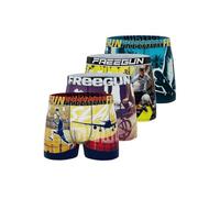 FREEGUN Boxer Enfant Summer Sport, Caleçon Garçon Respirant, Stretch et Doux (Lot de 3), Jaune Taille 12 ans/14 Ans