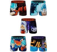 FREEGUN Boxer Garçon Dragon Ball Super (12-14 Ans, Pack de 5 DBS12)