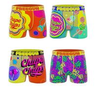 FREEGUN Boxer Garçon Microfibre Sucette Candy (12-14 Ans, Pack de 4 CC13)