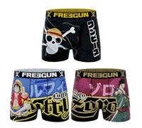 FREEGUN Boxer Garçon One Piece (14-16 Ans, Pack de 3 OP5)