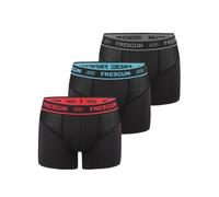 Freegun Boxer Homme AKTIV, Caleçon Homme - Noir (Lot de 3) L