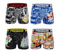 FREEGUN Boxer Homme Astérix (M, Pack de 4 Ast2)