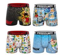 FREEGUN Boxer Homme Astérix (M, Pack de 4 Ast3)