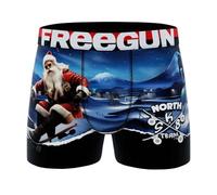 FREEGUN Boxer Homme Collection de Noël (M, Skate North Team)
