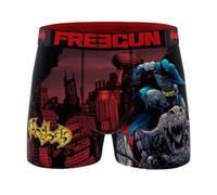 FREEGUN Boxer Homme DC Comics Batman Gotham City (L, Batman Red DC24)