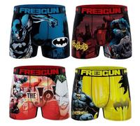 FREEGUN Boxer Homme DC Comics Batman Gotham City (M, Pack de 4 DC24)