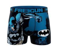 FREEGUN Boxer Homme DC Comics Batman Gotham City (XL, Batman Blue DC24)