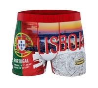 FREEGUN Boxer Homme Drapeau et Pays du Monde (XXL, Lisboa Portugal)