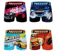 FREEGUN Boxer Homme Fast & Furious (XL, Lot de 4 FAF2)