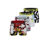 FREEGUN Boxer Homme Lapins Crétins, Caleçon Homme, Ultra-Doux et Confortables (Lot de 4) S