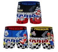 FREEGUN Boxer Homme Mario Kart (L, Pack de 3 SMK6)