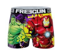 FREEGUN Boxer Homme Marvel Avengers Hulk & Iron Man (M, MV16)