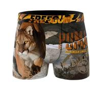 FREEGUN Boxer Homme Microfibre Animal Puma