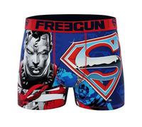 FREEGUN Boxer Homme Microfibre DC Comics Superman (XL, Hold DC25)